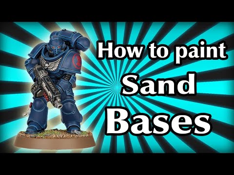 How to paint dessert bases like games workshop #warhammer