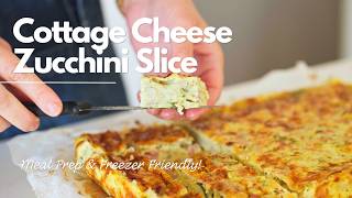 Healthy High-Protein Zucchini Slice (Easy Meal Prep & Freezer Friendly)
