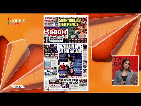 KIBRIS'TA SABAH - GAZETE MANŞETLERİ