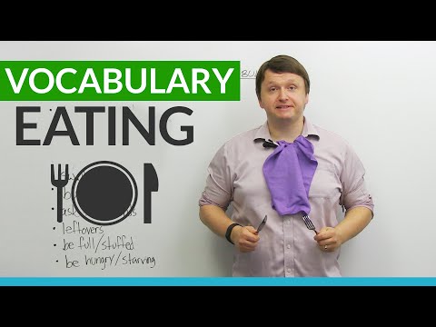 Learn EATING Vocabulary in English