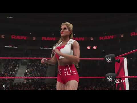 WWE2K19 - MARIA VS CANDICE VS DAKOTA VS LACEY | RAW