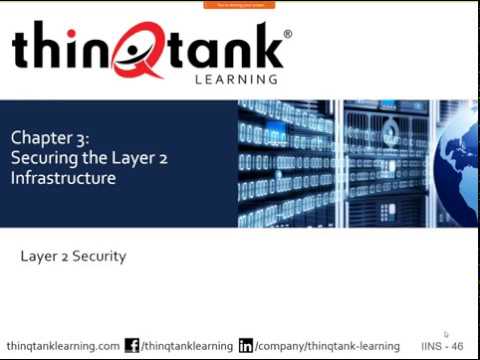 thinQtank Learning CCNA Security Training Camp Chapter 3 - SECURING THE LAYER 2 INFRASTRUCTURE