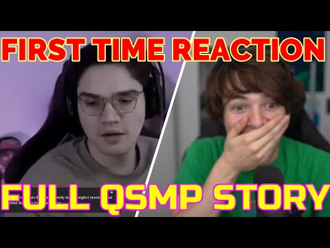 TUBBO FIRST TIME REACTION to FULL QSMP Story on QSMP Minecraft