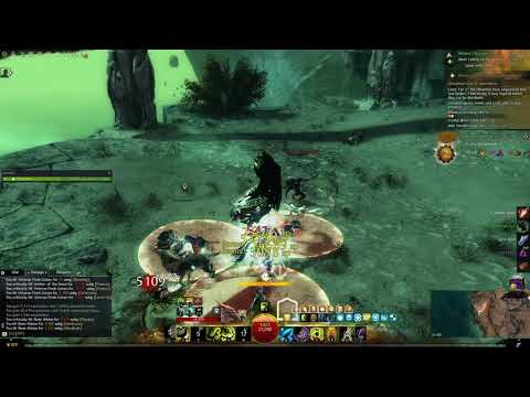 Guild Wars 2: Arbiter of the Dead easy solo (not under 18k hp once) | Open World Power Untamed