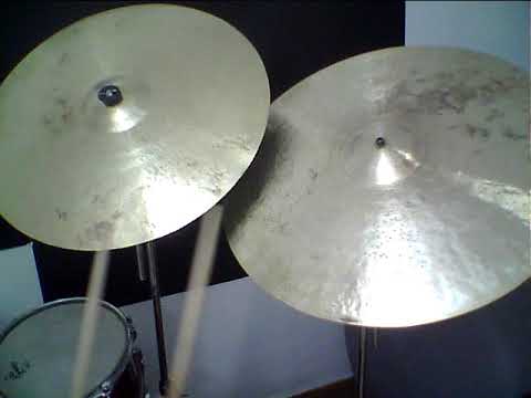 21.5" 1930g and 22" 2180g thin jazz ride cymbals - MATTIA BOURGIS CYMBALS