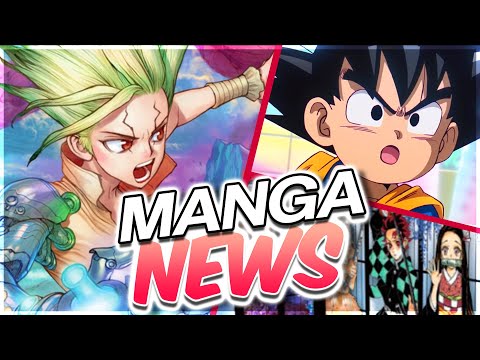 La suite du manga Dr Stone annoncée 🚨 de l'inédit pour Dragon Ball Daima 🐉le coffret Demon Slayer !📚