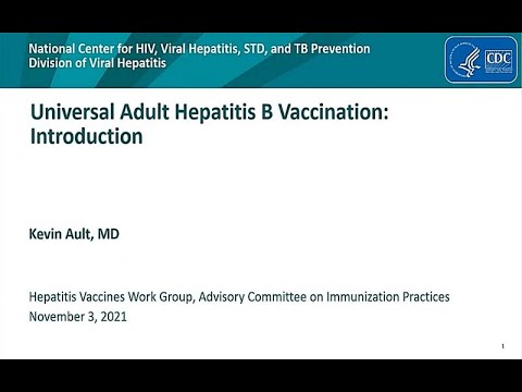 Nov 3, 2021 ACIP Meeting - Hepatitis Vaccines