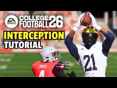 How to get EASY Interceptions In College Football 26 Road to Glory