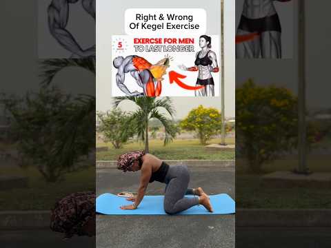 Step by step guide on how to perform a kegel exercise. #fitness #menshealth #homeworkout #shorts