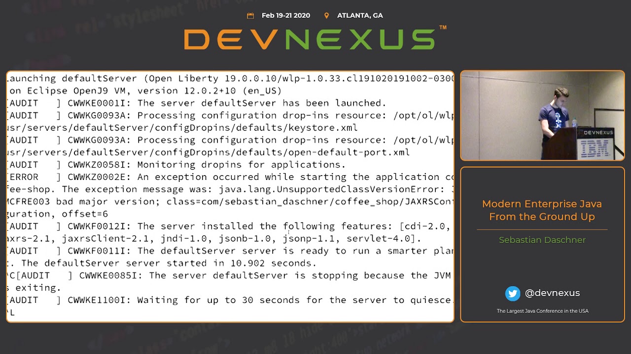 Devnexus 2020   Modern Enterprise Java from the Ground Up   Sebastian Daschner