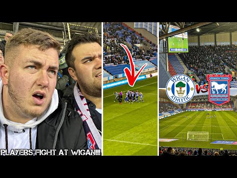 WIGAN ATHLETIC VS IPSWICH TOWN | 1-1 | PLAYERS KICK OFF, INSANE ATMOSPHERE & LATE EQUALISER!!!