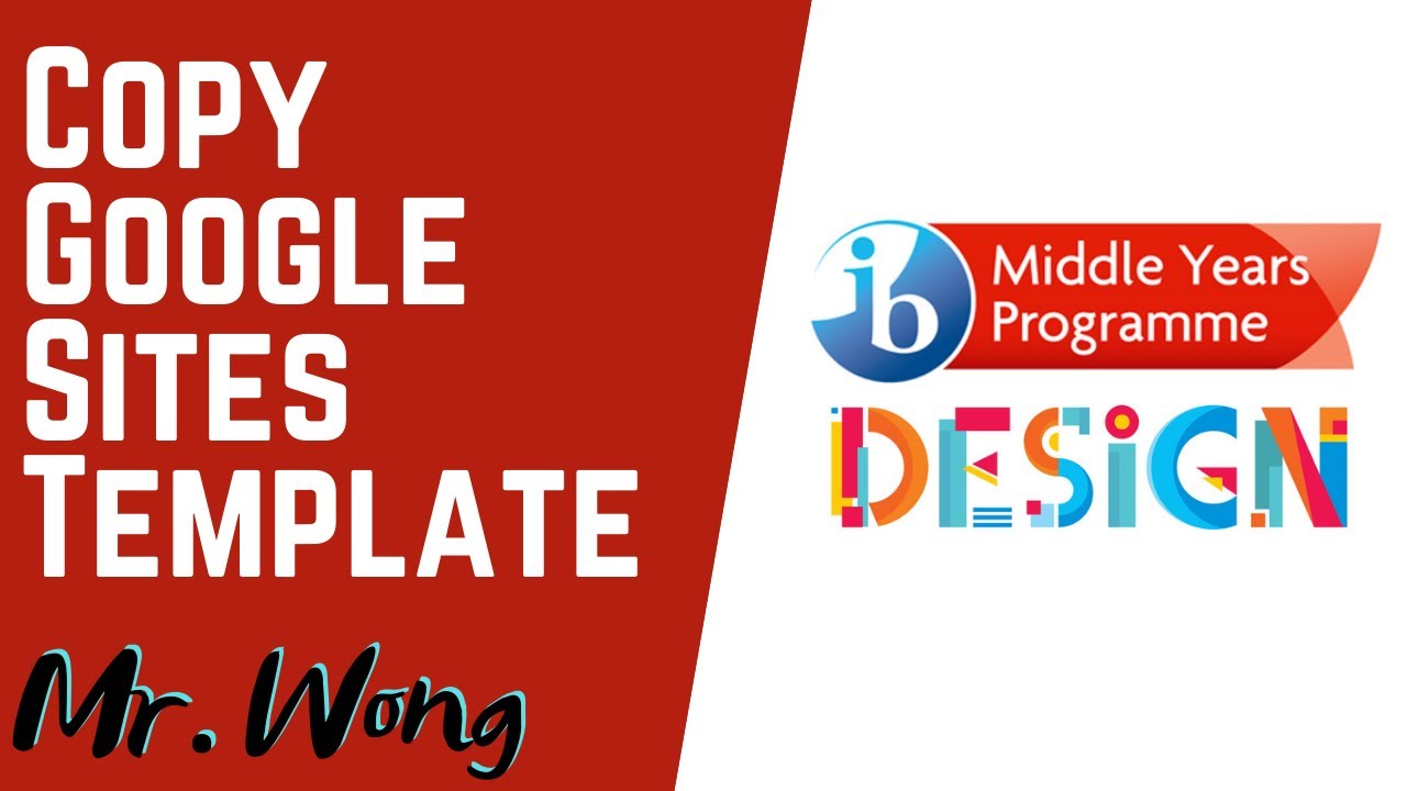 Copy the MYP Design Portfolio Sites