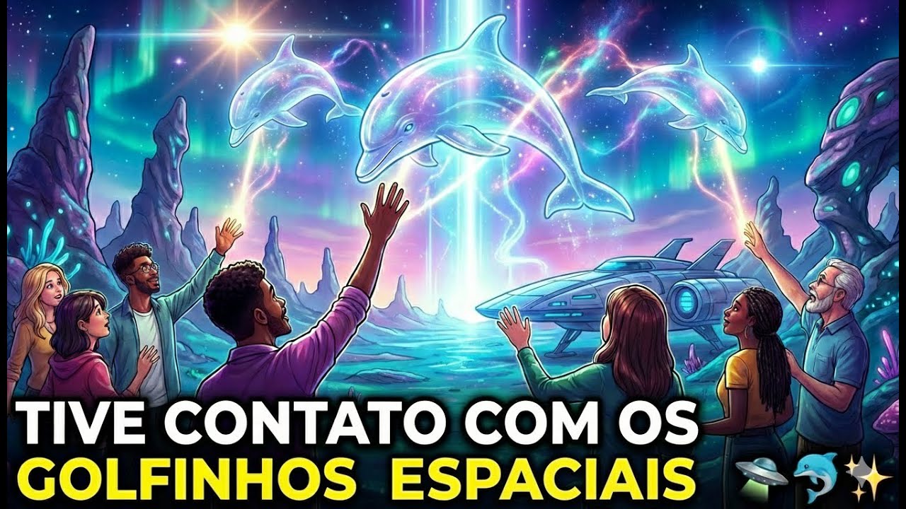 Bate Papo Semanal - Eu encontrei os golfinhos espaciais e fiz contato!