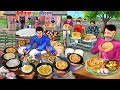 Fastest Chef Cooking Dosa Paratha Egg Omelette Street Food Hindi Kahaniya Moral Stories Comedy Video