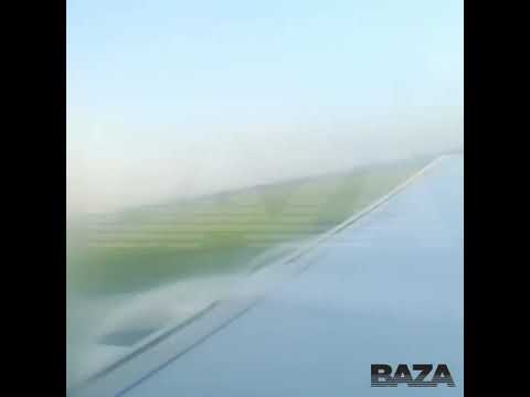 Видео посадки А321 прямо на кукурузное поле