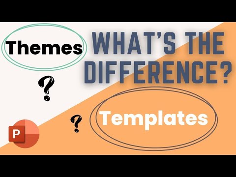 PowerPoint Theme vs Template | What's the Difference