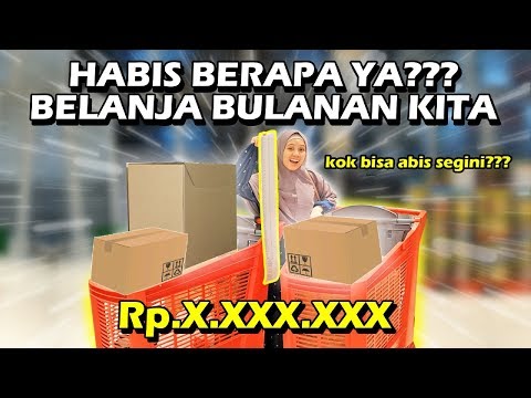 KOK BISA HABIS SEGINI? VLOG BELANJA BULANAN