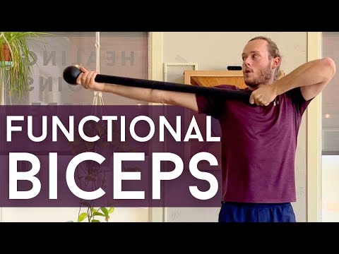 Steel Mace Drill for Functional Biceps