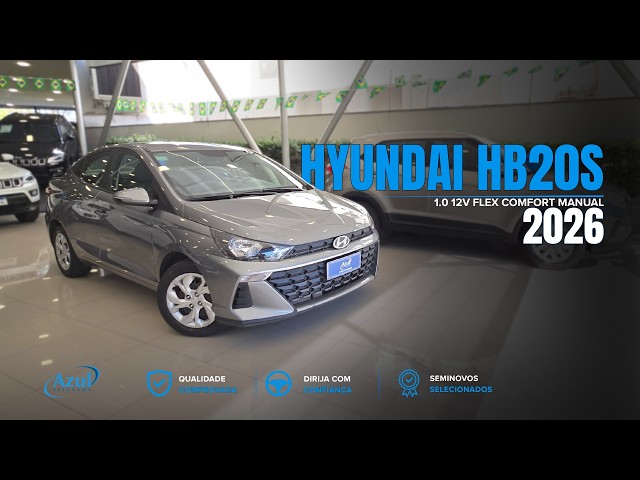 Vídeo HYUNDAI HB20S 1.0 12V FLEX COMFORT MANUAL