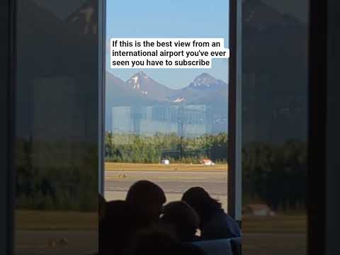 I'm at the Anchorage airport #travel #alaska #anchoragealaska #airplane