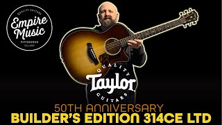 Video thumbnail for FIRST LOOK - Taylor 50th Anniversary Builders Edition 314ce LTD - EMPIRE MUSIC by Empire Music