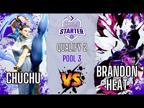 SF6 👊 Chuchu (Chun-Li) vs BrandonHeat (Juri) 👊 KaBuM! Starter SF6 - Qualify 2 - Pool 3