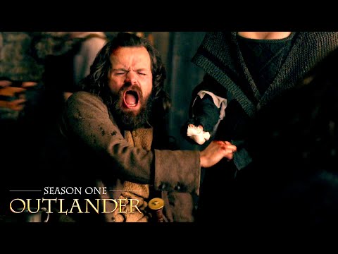The Clansmen Defend Claire's Honour For The First Time | Outlander
