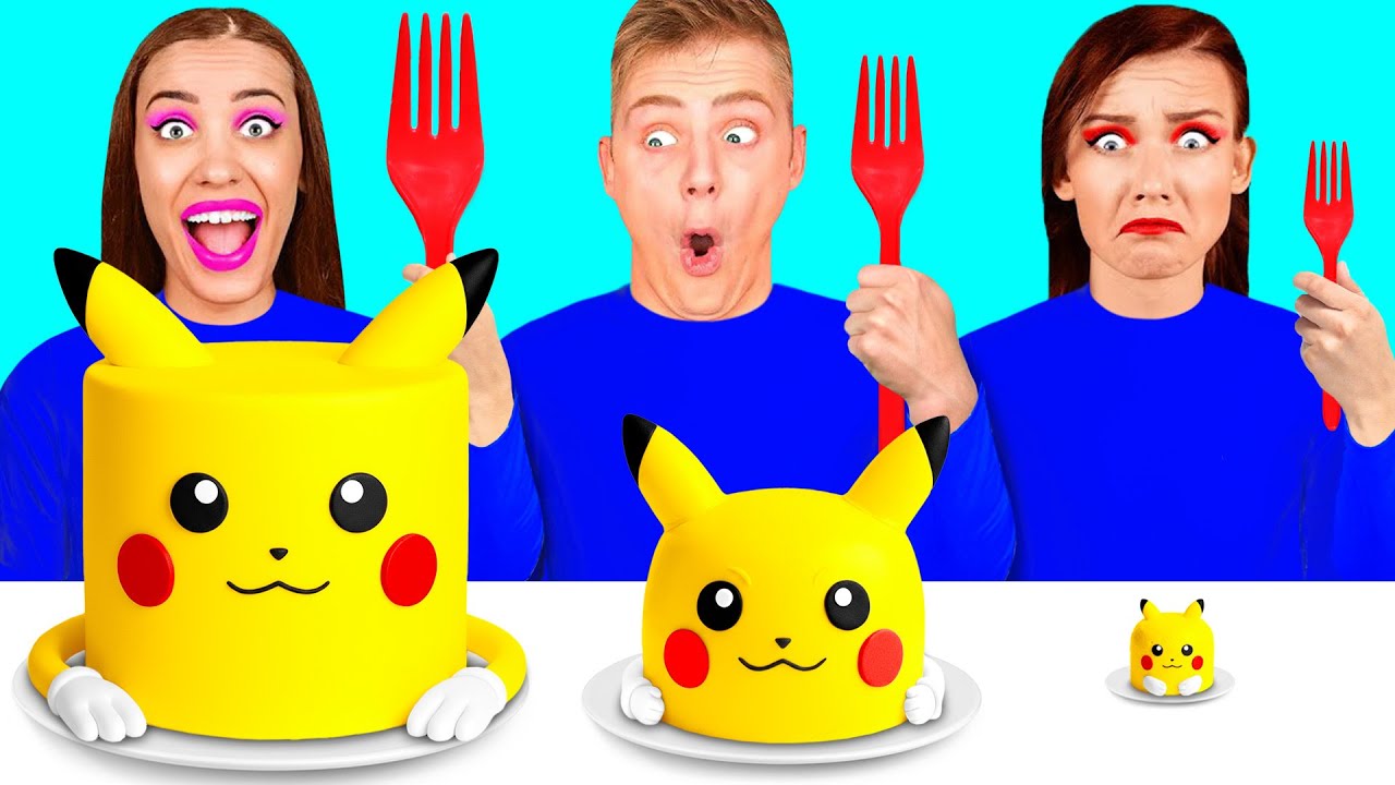 大・中・小フードチャレンジ | 素晴らしい料理のレシピ Fun Fun Challenge