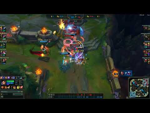 Xin Zhao 4v5 Pentakill from behind: Patch 8 14