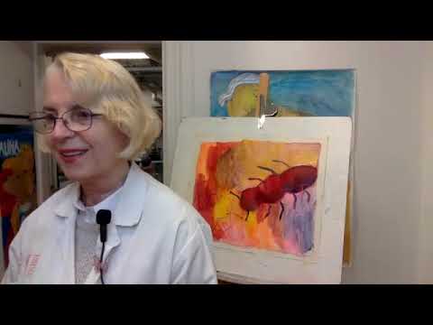 [Alina Witwitzka] Intuitiv Målning: Mitt inre djur #alinawitwitzka #creareSkapandeCentrum #kurs #intuitivmålning