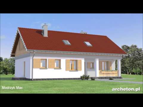 Projekt domu Modrzyk Max - archeton.pl