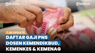 DAPAT Tunjangan 3 Kali Gaji Pokok, Ini Daftar Gaji PNS Dosen Kemendikbud, Kemenkes dan Kemenag