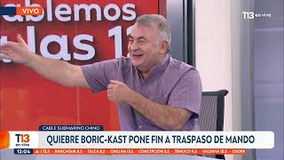 Quiebre Boric-Kast pone fin a traspaso de mando | Hablemos a las 12