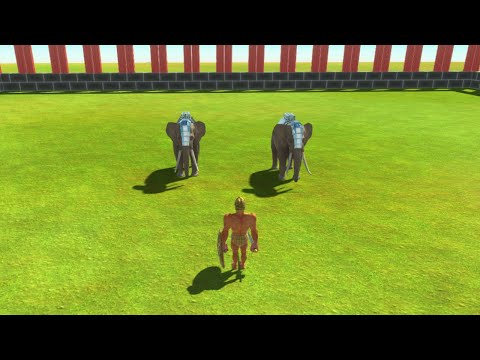 ACHILLES  VS 2 UNIT FANTASY AND MAMMAL | Animal Revolt Battle Simulator