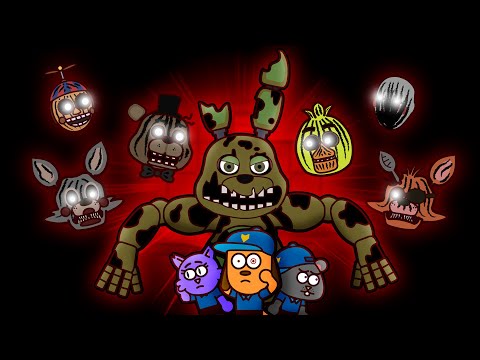 Five Nights at Freddy's 3: Springtrap e as 5 noites com Dogo, Ratch e Ágata | Desenho animado