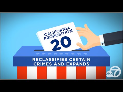 Proposition 20 explained: Reclassifies certain crimes and expands | ABC7