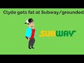 Clyde Gets Fat At Subway And Gets Grounded