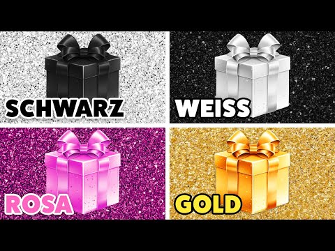 Wähle dein Geschenk...! 🎁🌈🖤😍👑 4-Geschenke-Challenge! Wie viel Glück hast du?