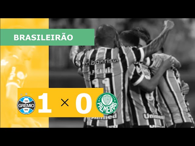 Grêmio bate Palmeiras e agora os dois secam o Botafogo contra o Corinthians