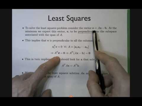 EAS205, 2014, Lecture 14: Least squares