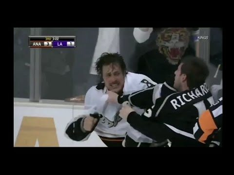 Ducks - Kings rough stuff 4/9/11