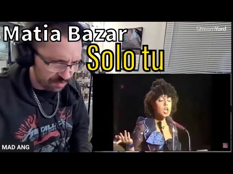 METALJEAD REACTS Matia Bazar - Solo tu (1977) - stereo, live