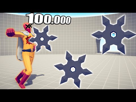 100.000 DAMAGE SENSEI vs UNITS - TABS | Totally Accurate Battle Simulator 2023