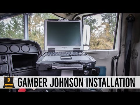 Gamber Johnson In-vehicle Computer Mount Installation Walk Through