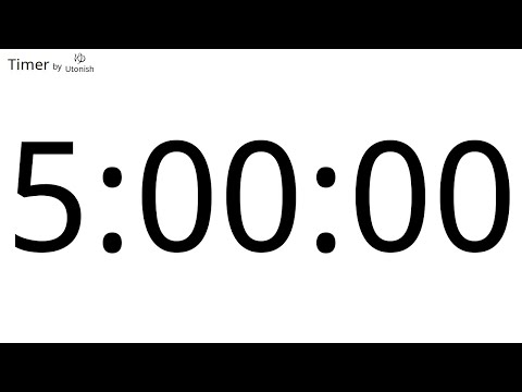 5 Hour Countup Timer