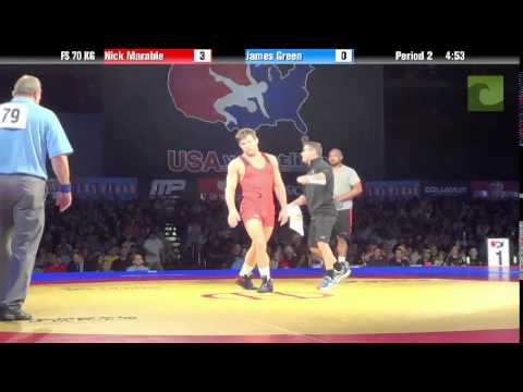 70 KG SF - Nick Marable (Sunkist Kids) vs. James Green (TMWC)