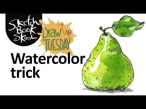 Draw Tip Tuesday: Watercolor trick