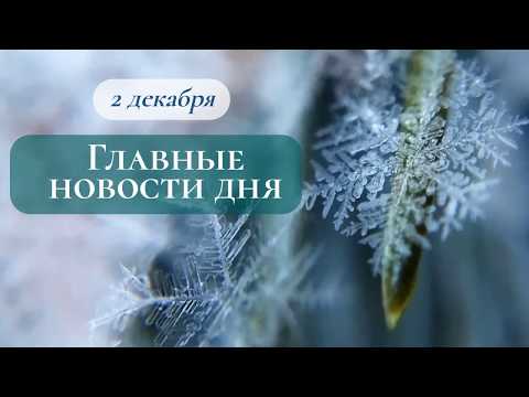 Главные новости дня. 2 декабря 2019