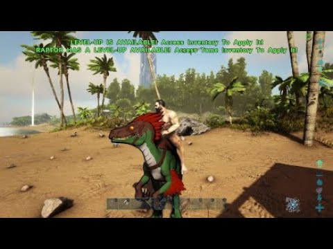 I TAMED AN ANIMATED RAPTOR! ARK Survival Evolved