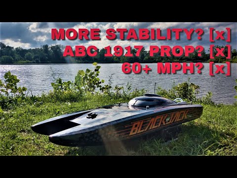 Proboat BlackJack 42" | ABC 1917 prop, new found stability, finally broke 60 MPH, and a backflip!!